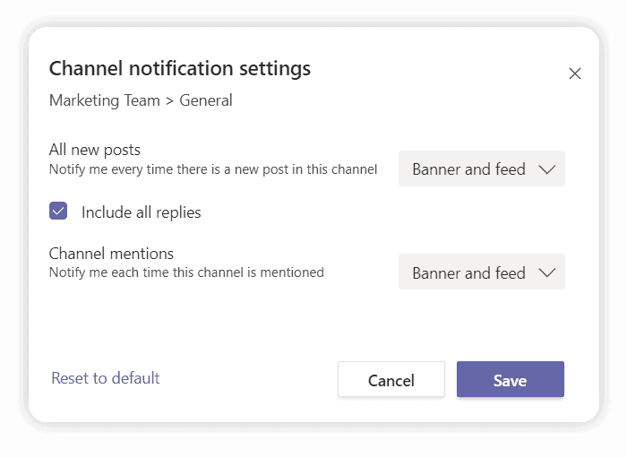 adjust your Microsoft Teams notifications for a remote work environment