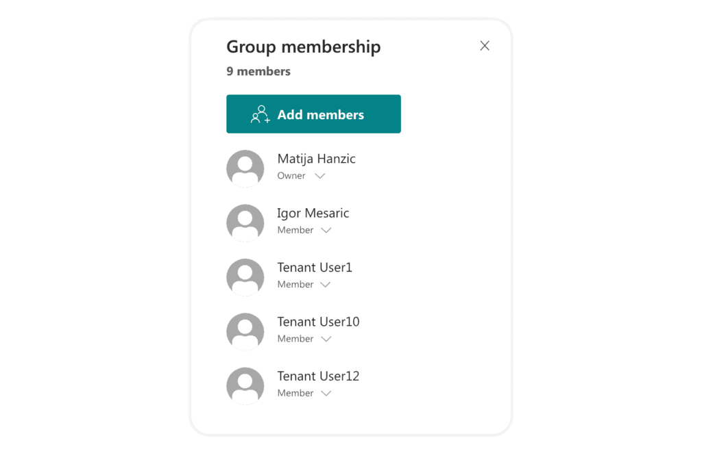 Group member role