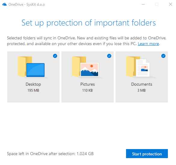 OneDrive for Business sync settings