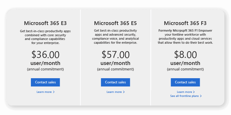 microsoft 365 apps for enterprise tiers and licenses 