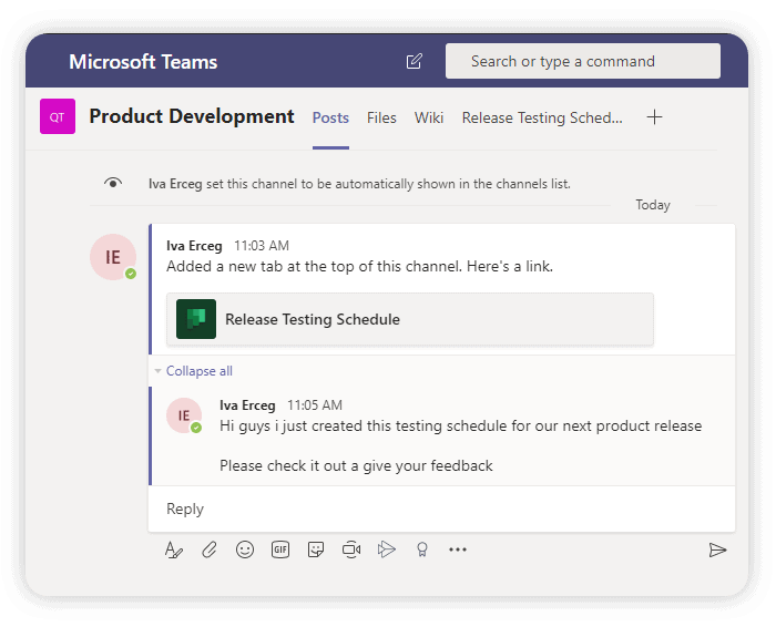 Microsoft Teams files tab