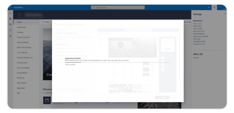 Apply and Customize Any SharePoint Online Templates