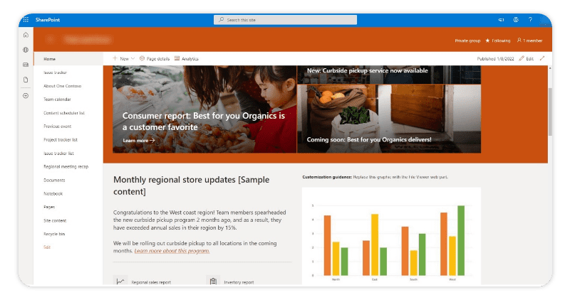 Modern and Classic SharePoint Sites