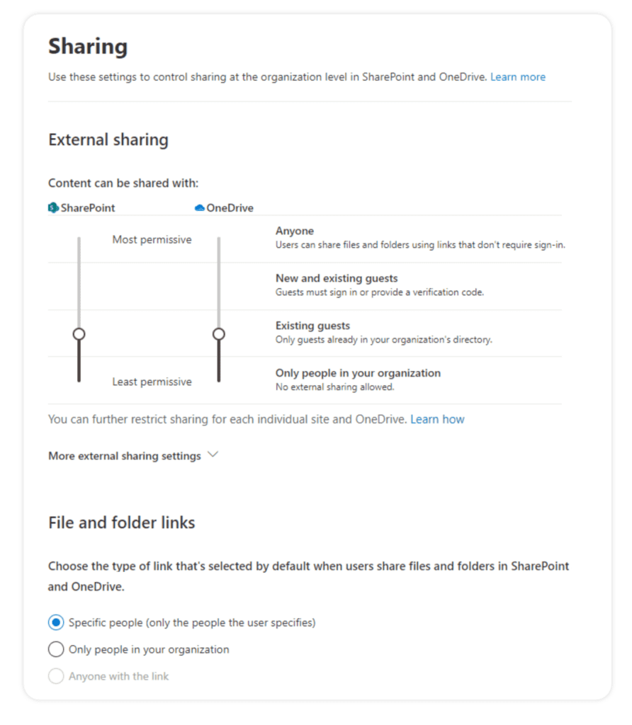 SharePoint Sharing 