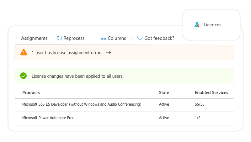 Test Office 365 licence security