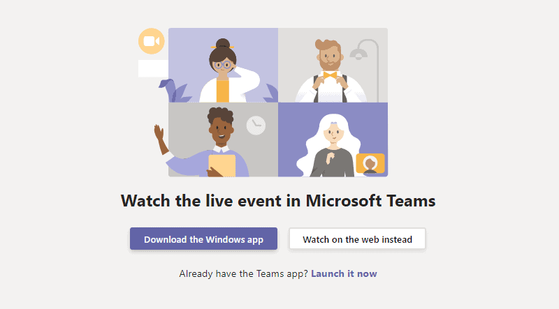 Microsoft Teams Live Events