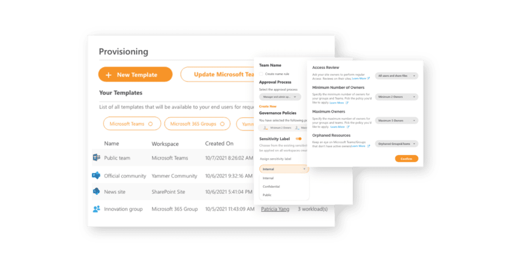 stopping data sprawl in Microsoft 365 with effective provisioning