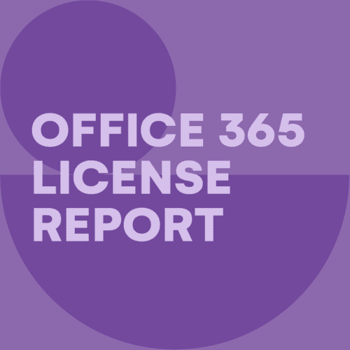 office 365 license reporting