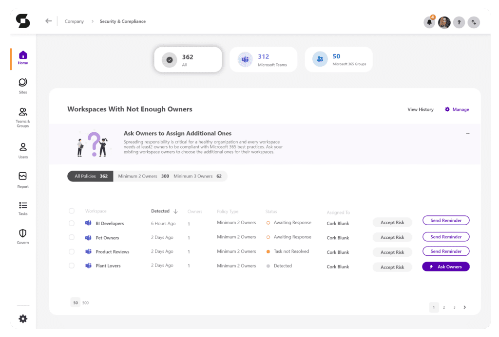 Security and Compliance Dashboard