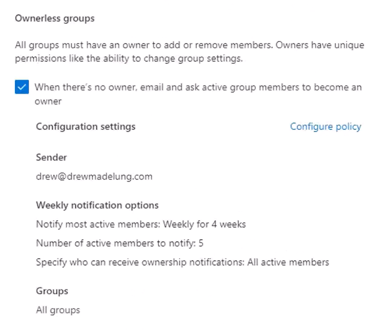ownerless groups m365