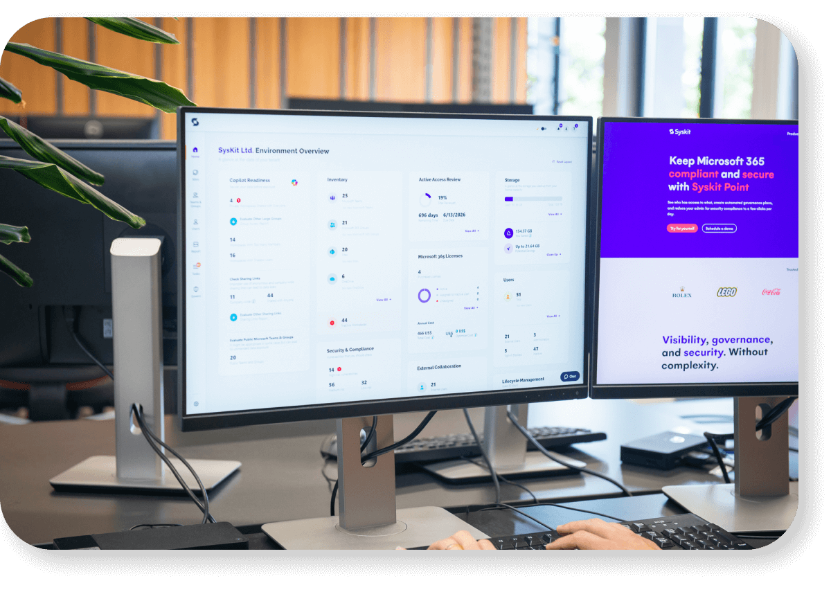 syskit dashboard screen