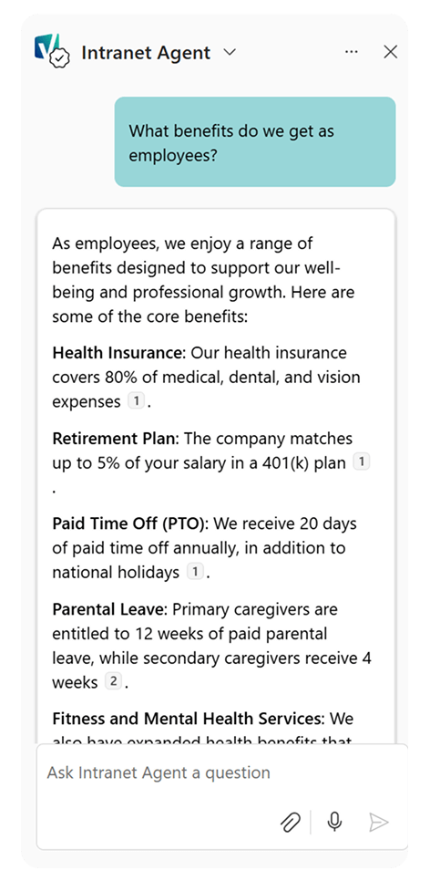 SharePoint agent benefits