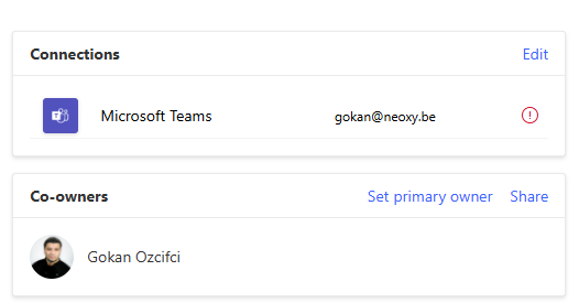 power platform ownership primary owner