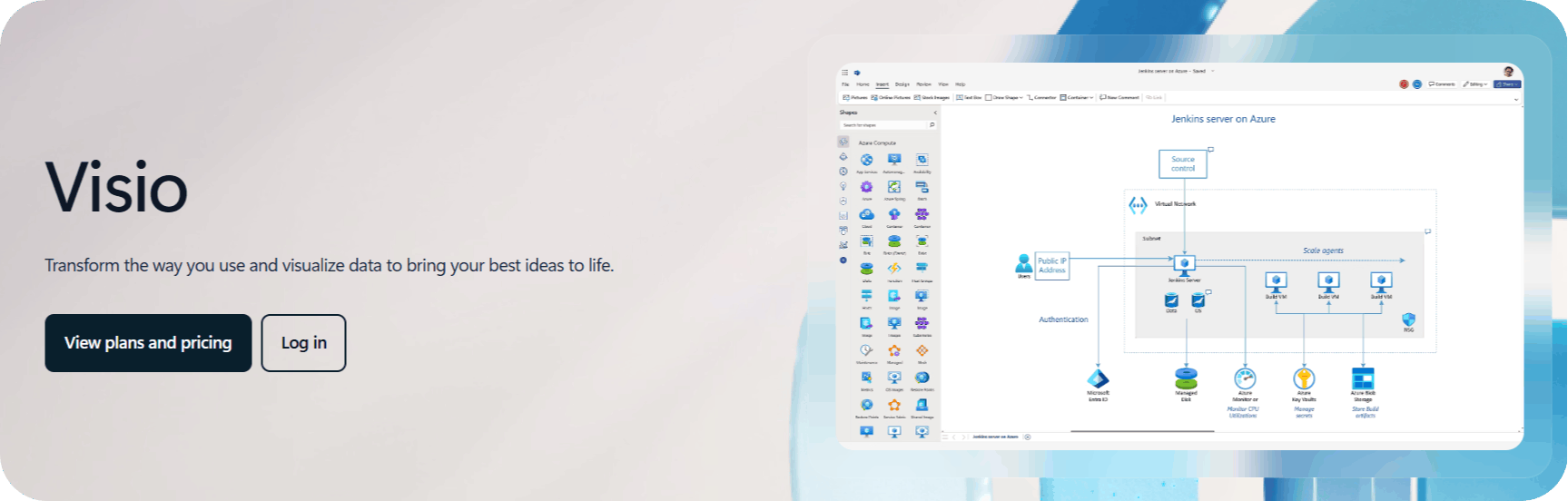 Microsoft Visio homepage