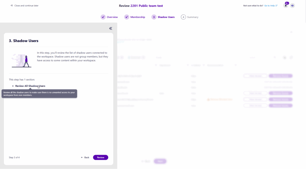 Workspace Review Task in Syskit Point