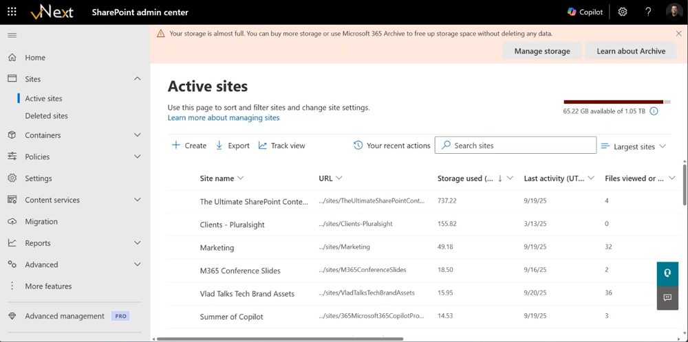 Microsoft 365 Cost Optimization - SharePoint Storage